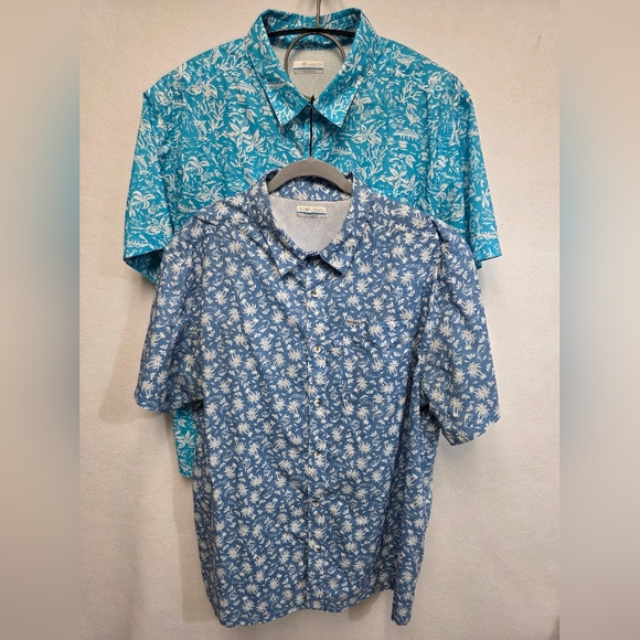 Bundle Of 2 Columbia PFG Mens Size XL Fishing Casual Short Sleeve Button Front - Picture 2 of 16